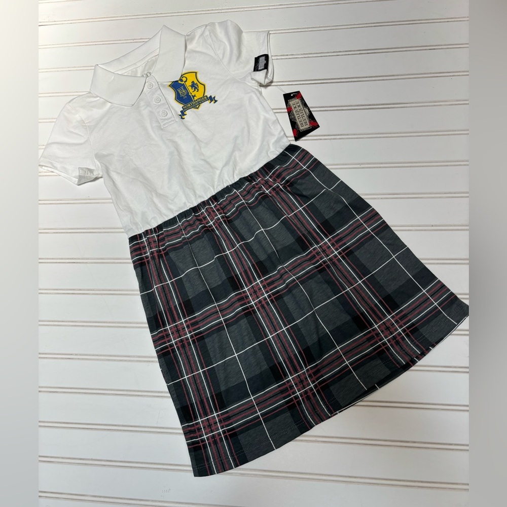 Beetlejuice Mad Engine Girls Uniform Northanger School Dress Size M 8